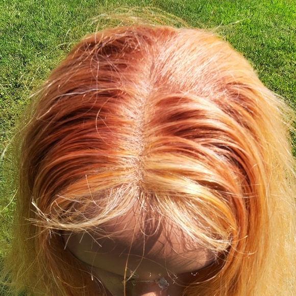 28 inches Full Lace HUMAN HAIR BLEND - Picture 3 of 8